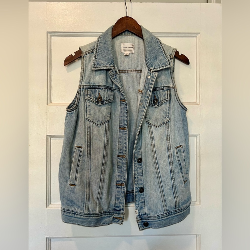 Oversized Denim Vest